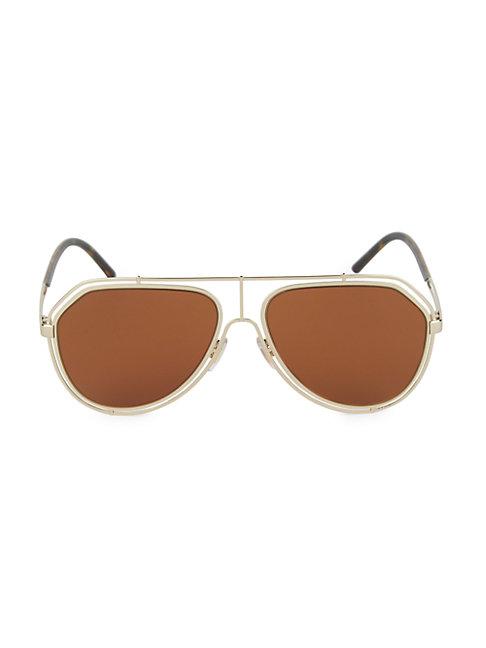 Dolce & Gabbana 59mm Aviator Sunglasses