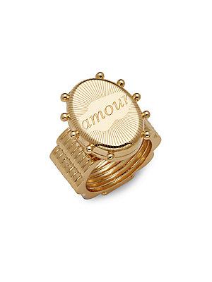 Chlo Brass Amour Ring