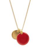 Isabel Marant Etoile Goldtone & Acrylic Pendant Necklace