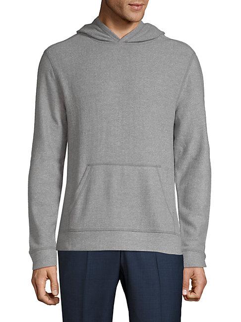 Saks Fifth Avenue Fuzzy Pullover Hoodie