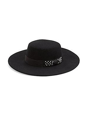 San Diego Hat Co. Embellished Bow Wool Hat