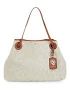 Tommy Bahama Embroidered Canvas Tote