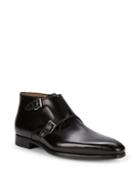 Saks Fifth Avenue By Magnanni Double Monk Strap Boots