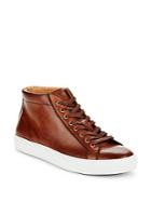 Saks Fifth Avenue Leather Mid-top Sneakers