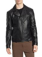 Vince Slim-fit Leather Jacket