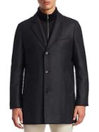 Saks Fifth Avenue Collection Notch Wool Topcoat
