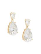 Adriana Orsini Goldtone & Crystal Pear Drop Earrings