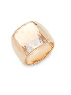 Roberto Coin Crystal And 18k Gold Martellato Ring