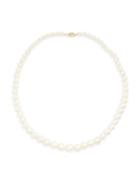 Belpearl 14k Yellow Gold & 4-9mm White Off-round Cultured Pearl Collar Necklace