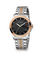 Gucci G-timeless Two-tone Stainless Steel Bracelet Watch/38mm