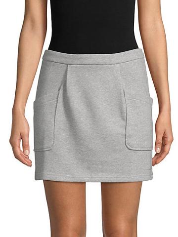 J.o.a. French Terry Mini Skirt