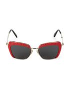 Miu Miu 53mm Sparkle Cateye Sunglasses