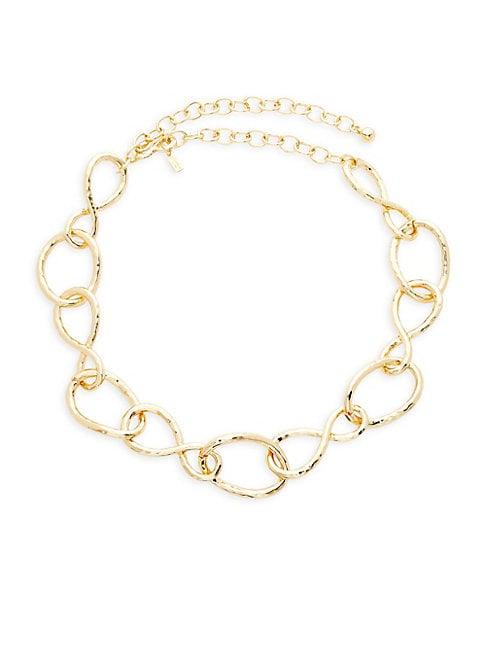 Kenneth Jay Lane Twisted Link Necklace