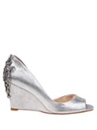 Badgley Mischka Meagan Ii Metallic Wedge Pumps