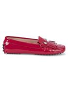 Tod's Heaven Fringe Patent Leather Loafers