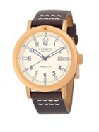 Filson Scout Stainless Steel And Leather-strap Watch