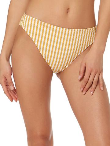 Jessica Simpson Shirred Back Hipster Bikini Bottom