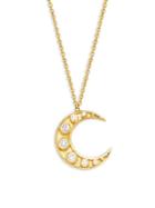 Legend Amrapali 18k Yellow Gold & Diamond Moon Pendant Necklace