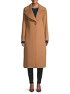 Cinzia Rocca Icons Wool-blend Notch Lapel Coat