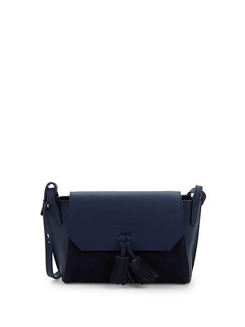 Longchamp Tassel Leather Crossbody Bag