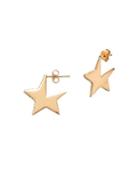 Gabi Rielle White Crystal Cut-out Star Stud Earrings