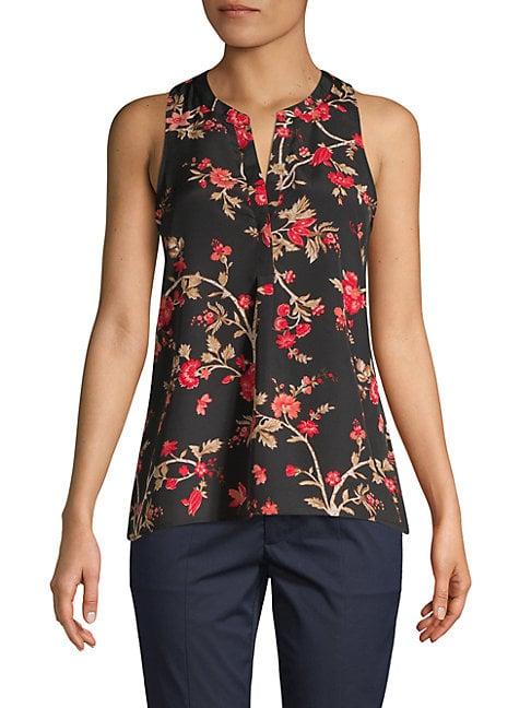 Joie Sleeveless Floral Top