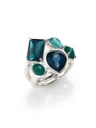 Ippolita Rock Candy Wonderland Neptune Semi-precious Multi-stone & Sterling Silver Cluster Ring