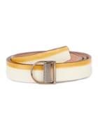 Salvatore Ferragamo Striped Leather Belt