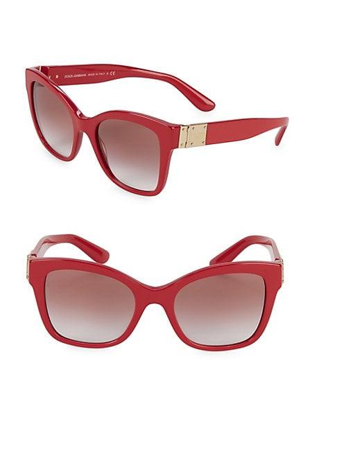 Dolce & Gabbana Dg4309 53mm Squared Cateye Sunglasses