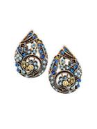 Heidi Daus Crystal Paisley Stud Earrings