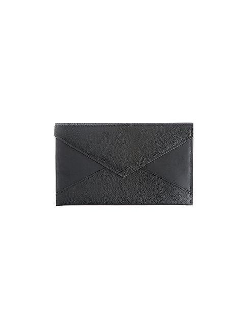 Royce New York Envelope Leather Clutch