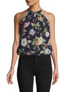 Alice + Olivia By Stacey Bendet Floral-print Sleeveless Top