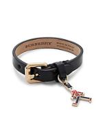 Burberry Leather Charm Buckle Bracelet