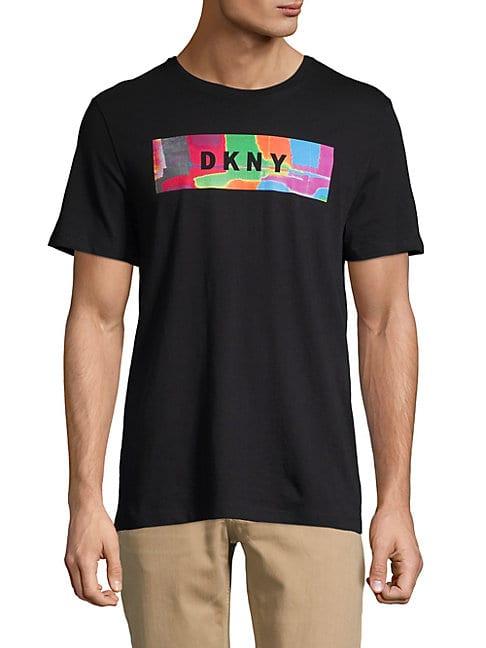 Dkny Logo Graphic Cotton Tee