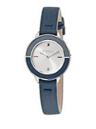 Furla Club Stainless Steel Leather-strap Watch