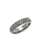 Bavna ??terling Silver & Champagne Diamond Ring