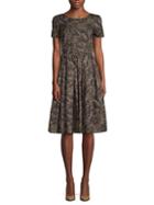 Dolce & Gabbana Printed Cotton Fit-&-flare Dress
