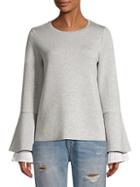 Dh New York Layered Bell Sleeve Top