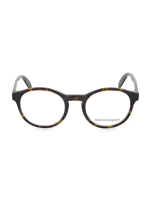 Alexander Mcqueen Core 49mm Panthos Optical Glasses