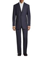 Canali Tonal Striped Wool Suit