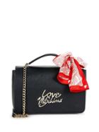 Love Moschino Tie Scarf Faux-leather Chain Shoulder Bag