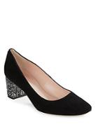Kate Spade New York Dolores Square Toe Suede Heels