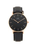 Daniel Wellington Classic Sheffield Rose Goldtone Stainless Steel Leather-strap & Textile-strap Watch Gift Set
