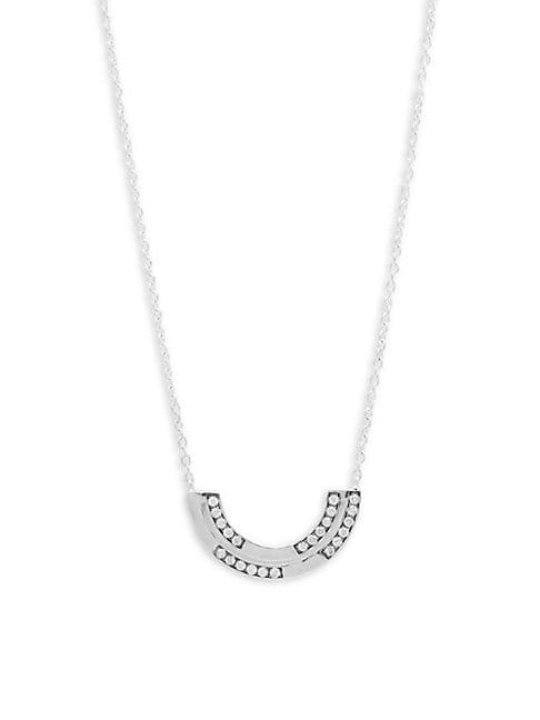 Ippolita Senso 925 Silver & Diamond Pendant Necklace