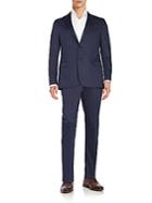 Armani Collezioni G-line Solid Cotton-blend Suit