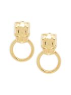 Sphera Milano Goldplated Sterling Silver & Cubic Zirconia Panther Earrings