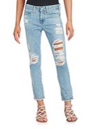 Ag Adriano Goldschmied Distressed Tapered Jeans