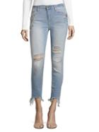Driftwood Jackie Embellished Distressed Skinny Jeans