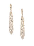 Adriana Orsini Naga Long Crystal Drop Earrings