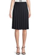 St. John Collection Pleated Knitted Skirt